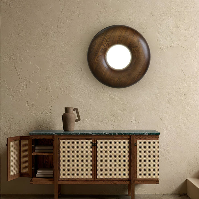 Donut Wood Ceiling Light - Simprolos