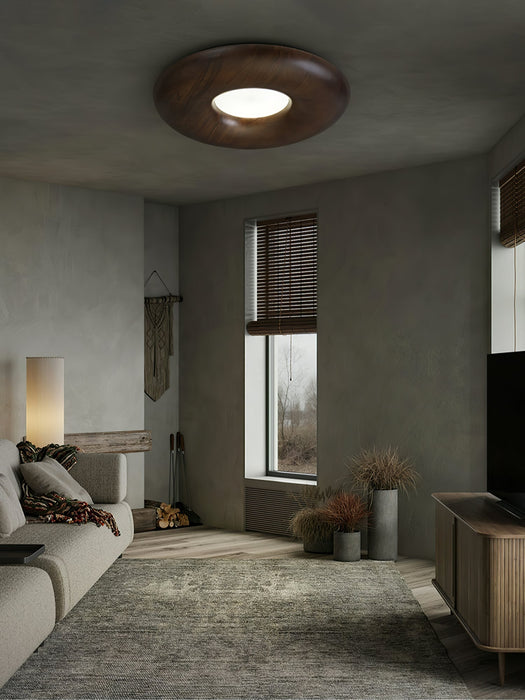 Donut Wood Ceiling Light - Simprolos