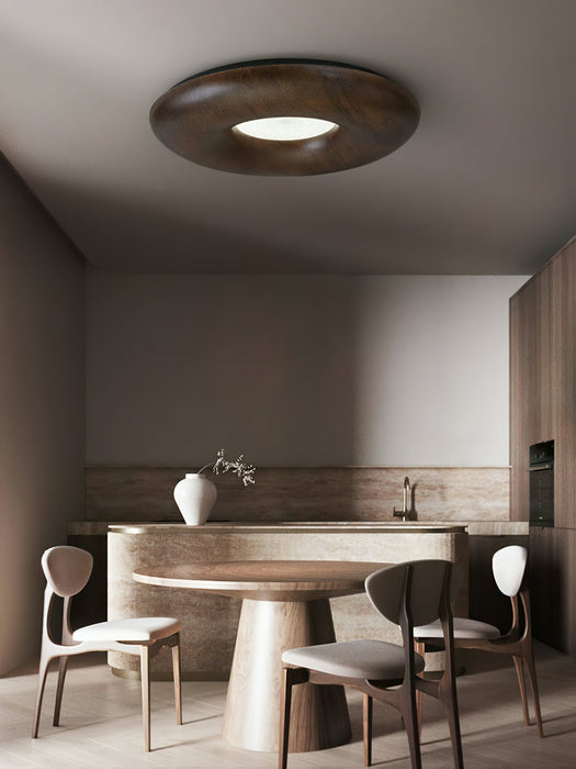 Donut Wood Ceiling Light - Simprolos