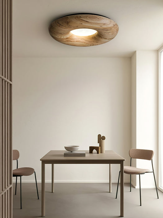 Donut Wood Ceiling Light - Simprolos