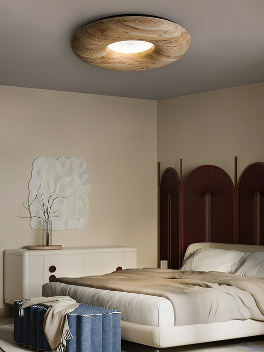 Donut Wood Ceiling Light - Simprolos