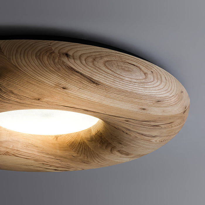 Donut Wood Ceiling Light - Simprolos