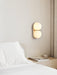 Double Globe Travertine Wall Sconce - Simprolos
