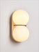 Double Globe Travertine Wall Sconce - Simprolos