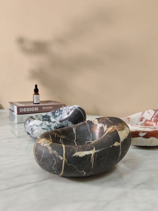 Drift Bowl Marble Tray - Simprolos