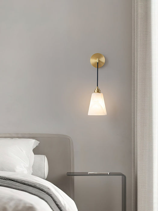 Droplet Alabaster Wall Lamp - Simprolos