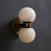 Dual Globe Alabaster Wall Lamp - Simprolos