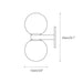 Dual Globe Alabaster Wall Lamp - Simprolos