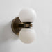 Dual Globe Alabaster Wall Lamp - Simprolos