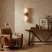 Dualis Alabaster Wall Sconce - Simprolos