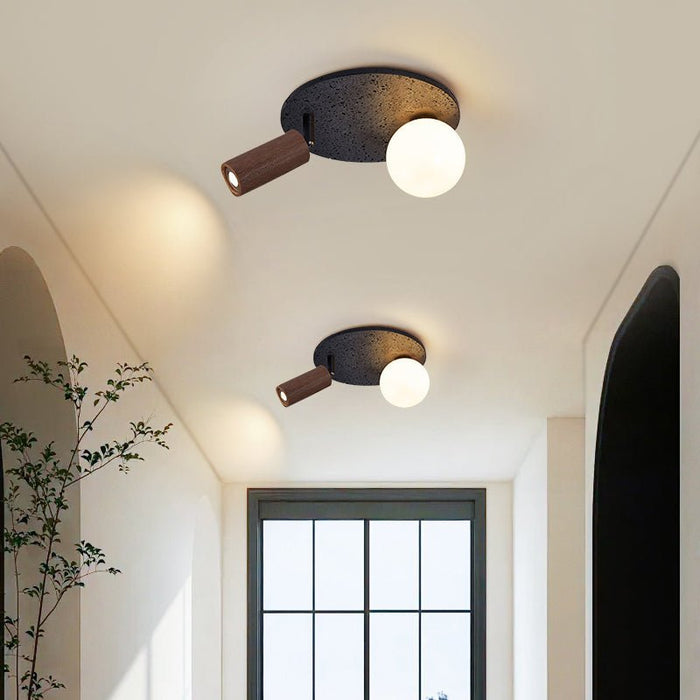 Dualora Stone Ceiling Light - Simprolos