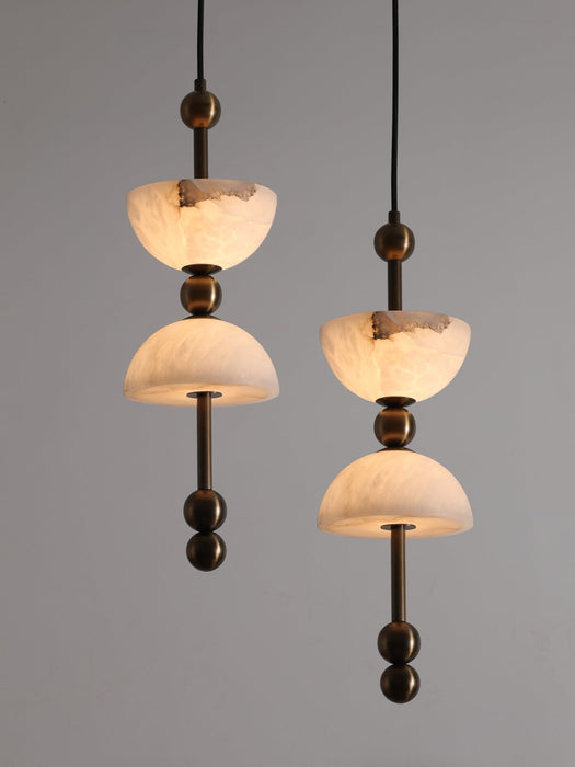 Duo Alabaster Pendant Lamp - Simprolos