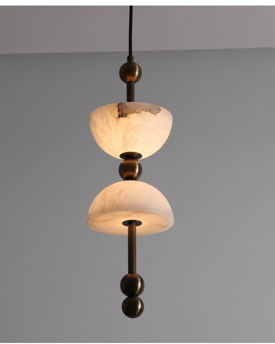 Duo Alabaster Pendant Lamp - Simprolos