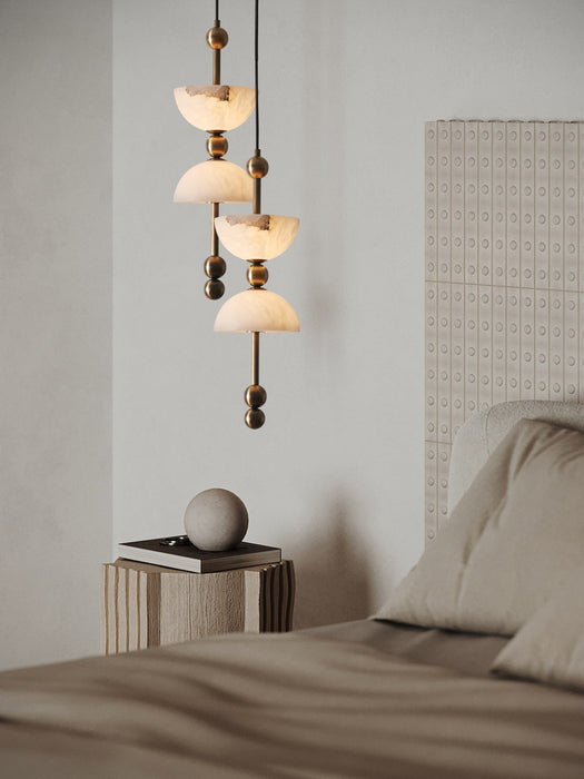 Duo Alabaster Pendant Lamp - Simprolos