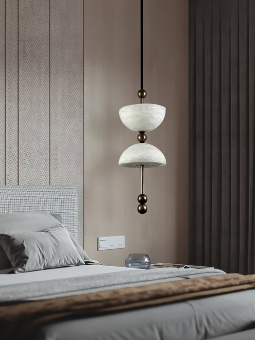 Duo Alabaster Pendant Lamp - Simprolos