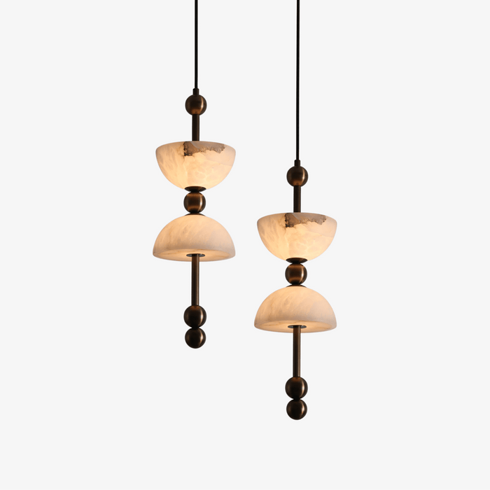 Duo Alabaster Pendant Lamp - Simprolos