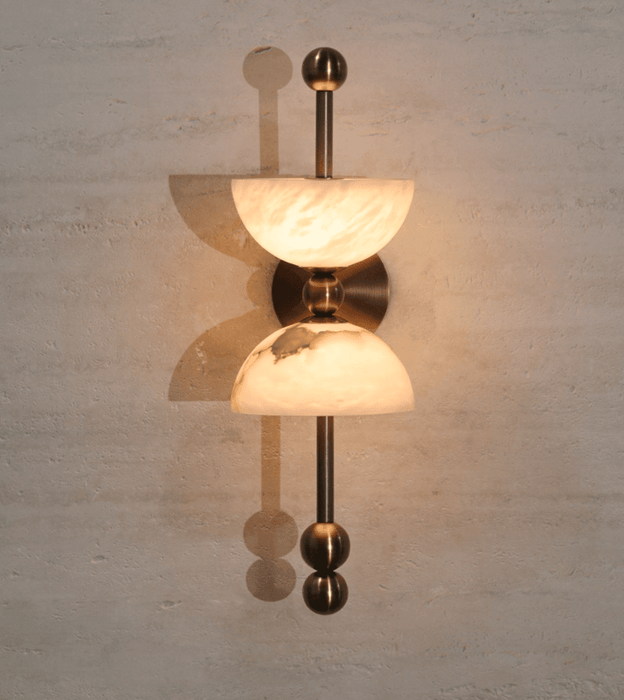 Duo Alabaster Wall Lamp - Simprolos
