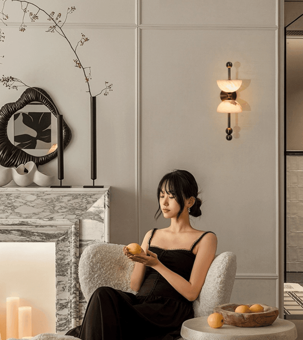 Duo Alabaster Wall Lamp - Simprolos