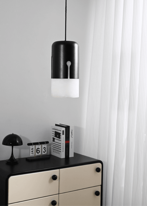 Duotone Capsule Alabaster Pendant Lamp - Simprolos