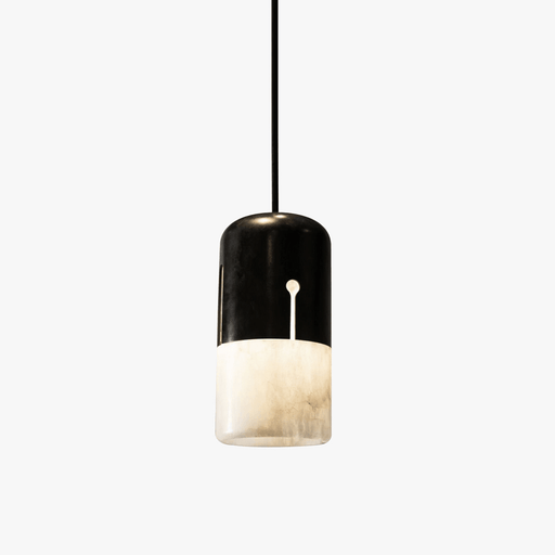 Duotone Capsule Alabaster Pendant Lamp - Simprolos