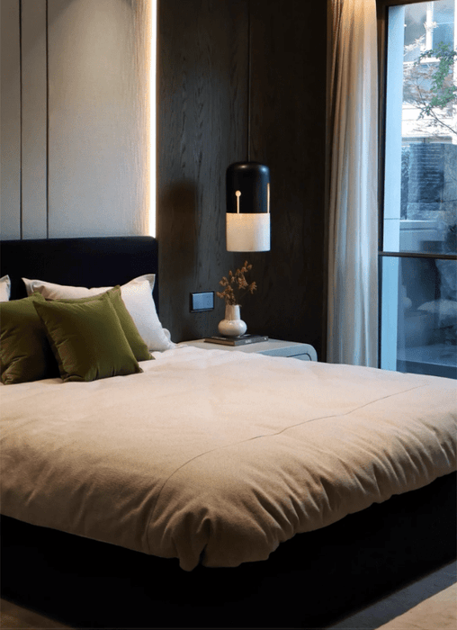 Duotone Capsule Alabaster Pendant Lamp - Simprolos