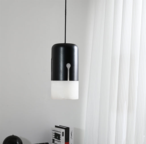 Duotone Capsule Alabaster Pendant Lamp - Simprolos