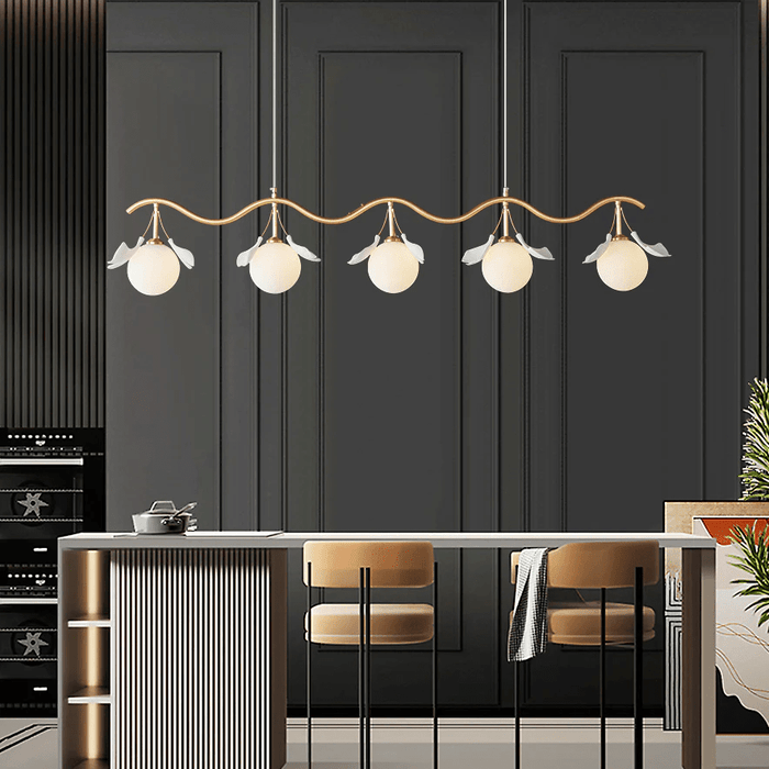 Gingko Orb Chandelier Simprolos