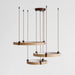 Celestial Orbit Travertine Chandelier Simprolos