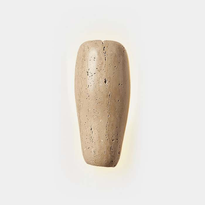 Earthy Stone Wall Sconce - Simprolos