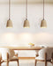 Earthy Travertine Cone Pendant Light - Simprolos