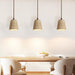 Earthy Travertine Cone Pendant Light - Simprolos