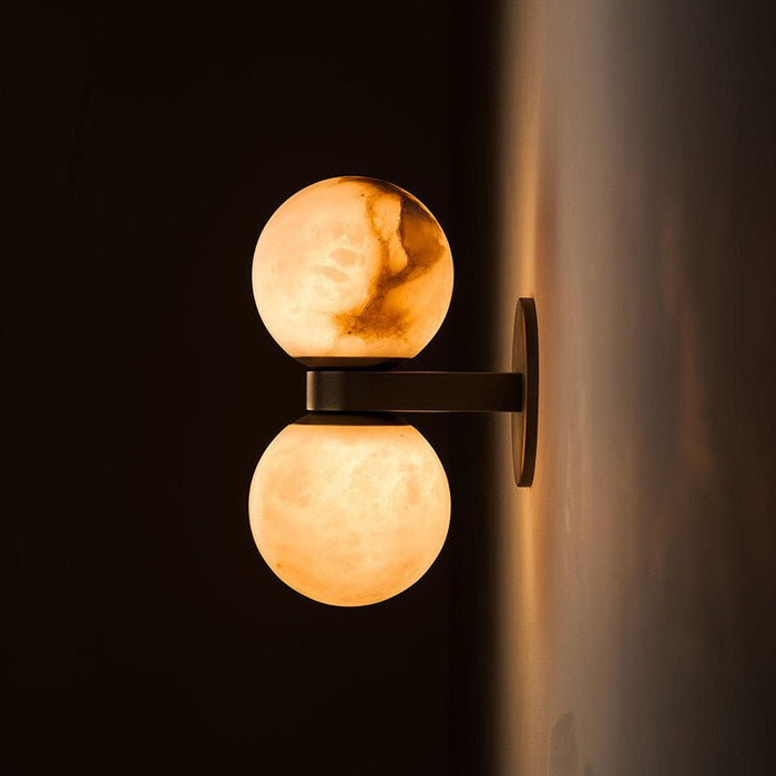 Alabaster Celestia Orb Wall Light Simprolos