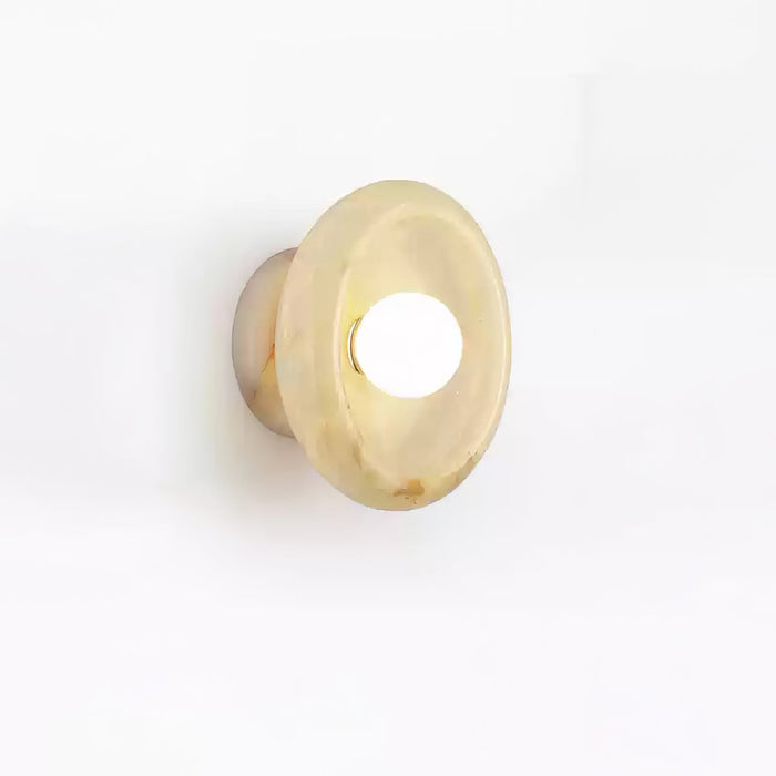 Eclipse Jade Alabaster Wall Sconce - Simprolos