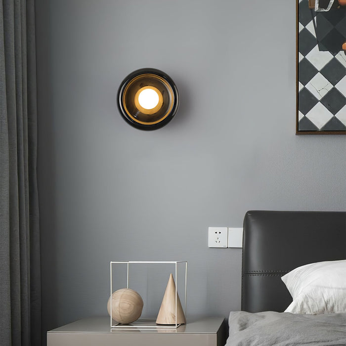 Eclipse Jade Alabaster Wall Sconce - Simprolos