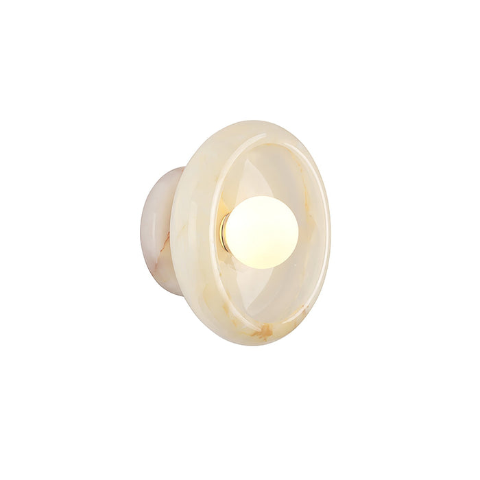 Eclipse Jade Alabaster Wall Sconce - Simprolos