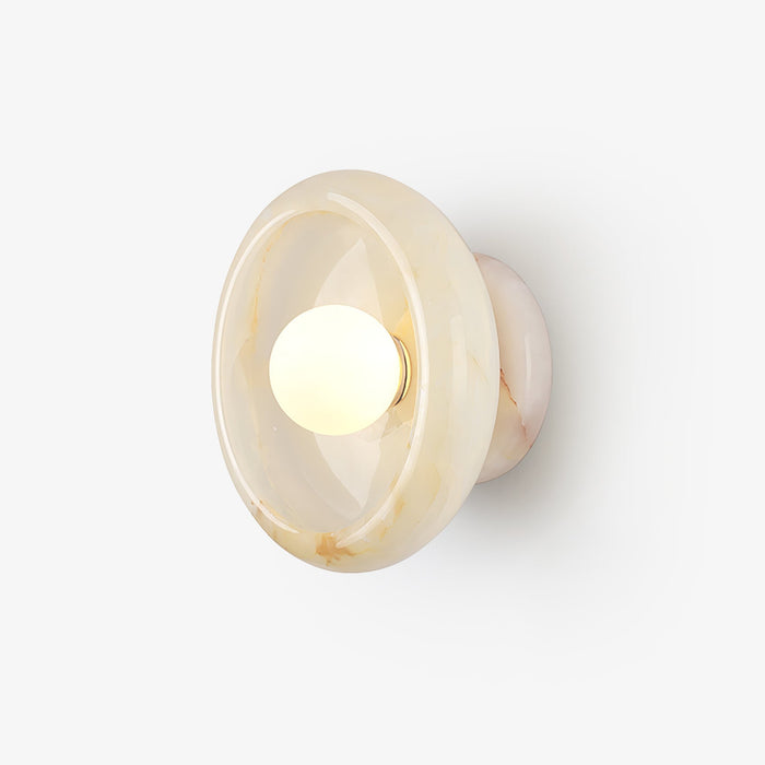 Eclipse Jade Alabaster Wall Sconce - Simprolos