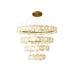 Ecliptica Spiral Alabaster Chandelier - Simprolos