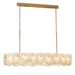 Ecliptica Spiral Alabaster Chandelier - Simprolos
