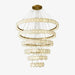 Ecliptica Spiral Alabaster Chandelier - Simprolos