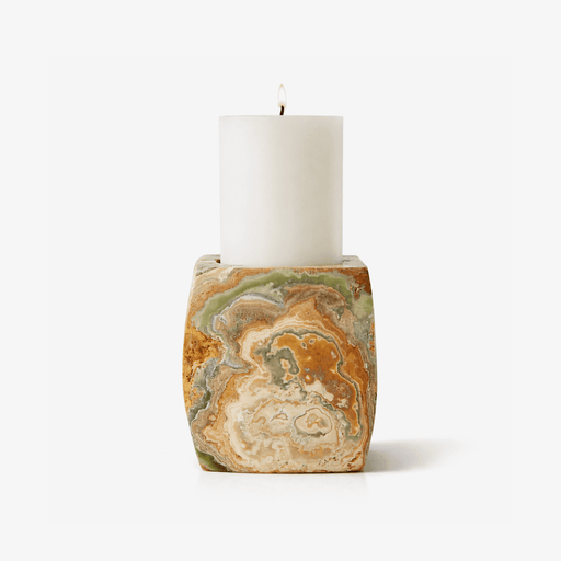 Elara Agate Candle Holder - Simprolos