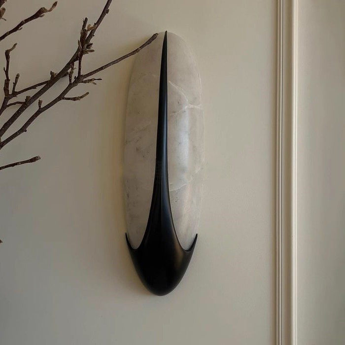 Elara Alabaster Wall Light - Simprolos