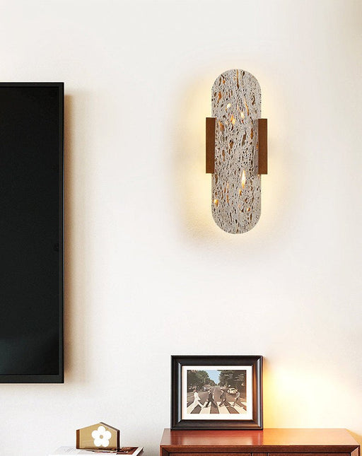 Elara Travertine Wall Light - Simprolos