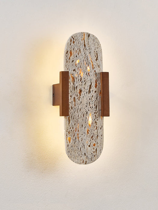 Elara Travertine Wall Light - Simprolos