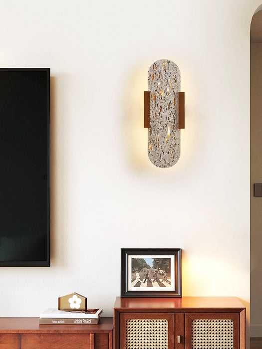 Elara Travertine Wall Light - Simprolos