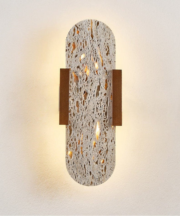 Elara Travertine Wall Light - Simprolos