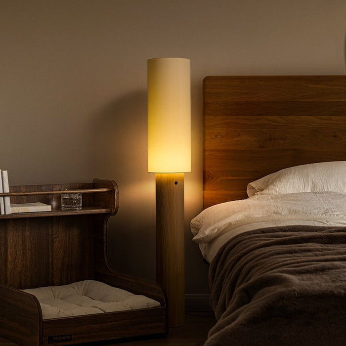 Elara Wood Floor Lamp - Simprolos