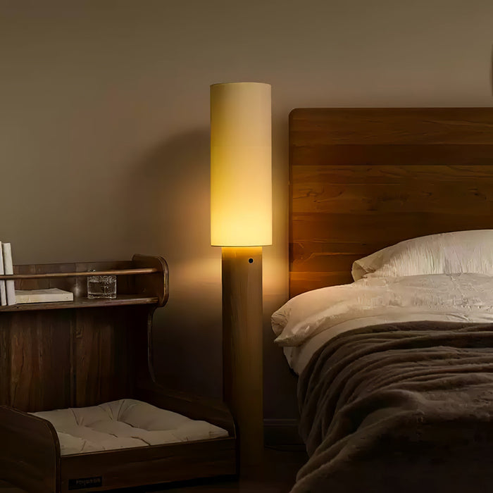 Elara Wood Floor Lamp - Simprolos