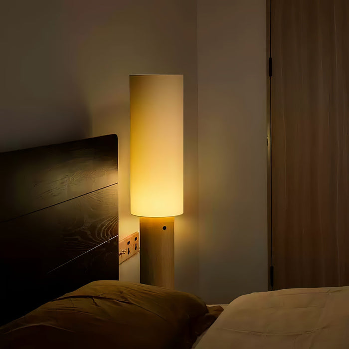 Elara Wood Floor Lamp - Simprolos
