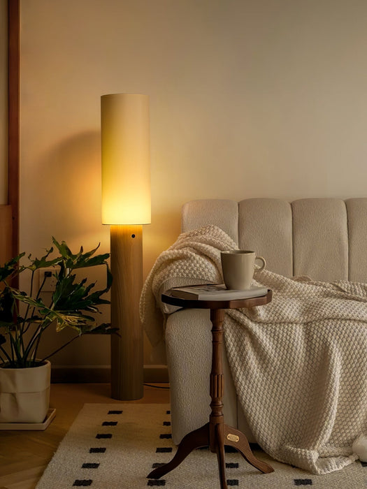 Elara Wood Floor Lamp - Simprolos