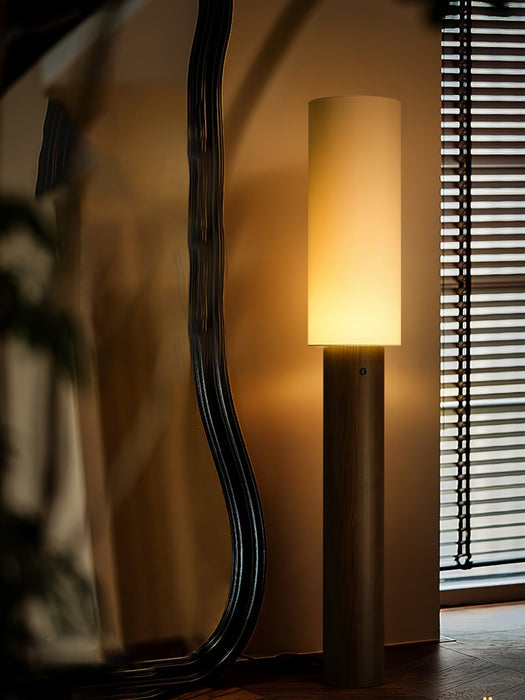 Elara Wood Floor Lamp - Simprolos